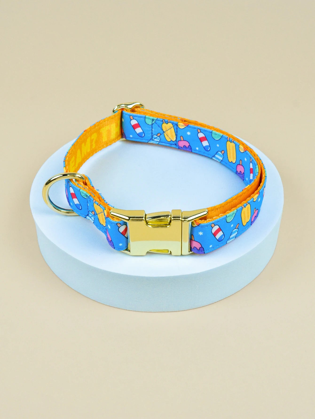 Double-Sided Printed Pet Collar for Small & Medium Dogs