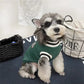 V-Neck Knit Dog Sweater