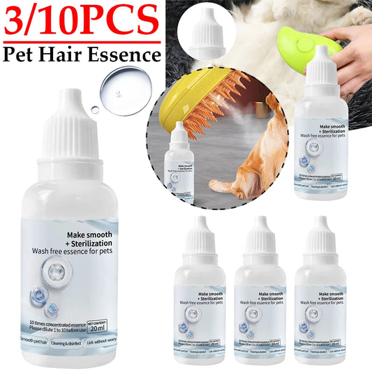 Cat & Dog Hair Grooming Steam Brush Set
