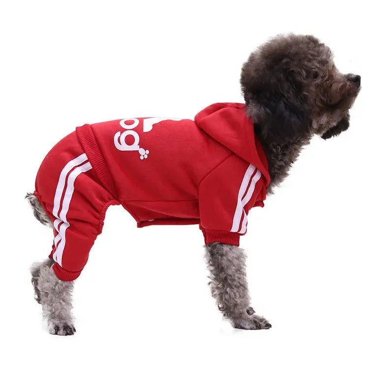 Warm Dog Hoodie Jumpsuit