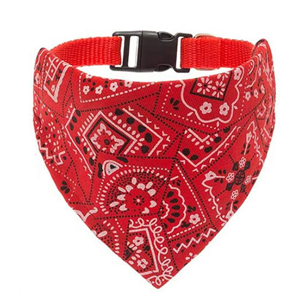 Dog Collar Bandana Scarf Collar Adjustable Dog Bandanas Collar Puppy Cat Neckerchief Pet Accessories for Small Medium Large Dogs