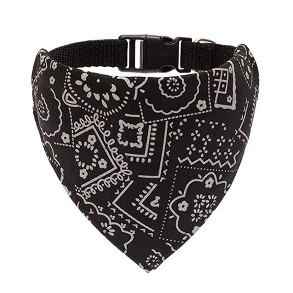 Dog Collar Bandana Scarf Collar Adjustable Dog Bandanas Collar Puppy Cat Neckerchief Pet Accessories for Small Medium Large Dogs