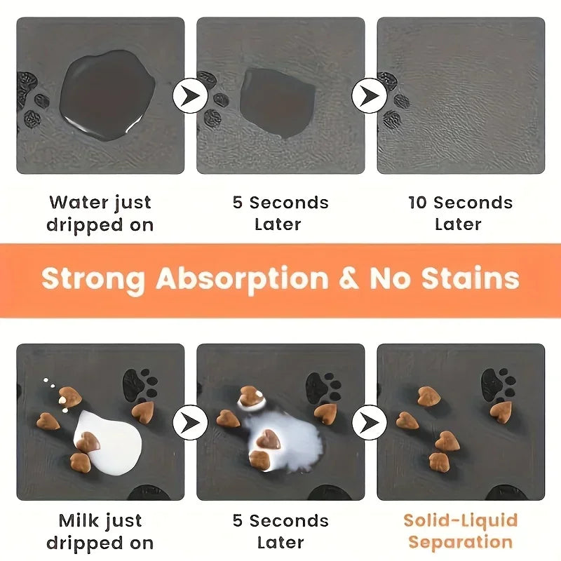 Waterproof Absorbent Pet Feeding Mat