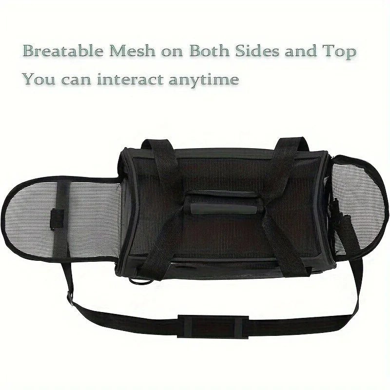 Portable Mesh Pet Carrier Bag