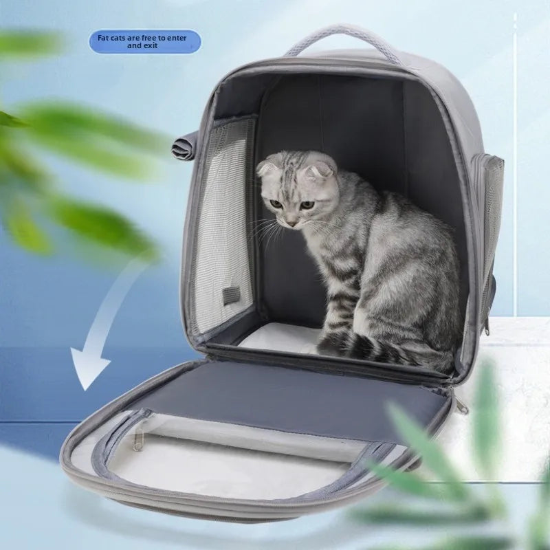 Foldable Large Capacity Pet Carrier Backpack