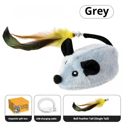 USB Rechargeable Automatic Moving Mouse Toy