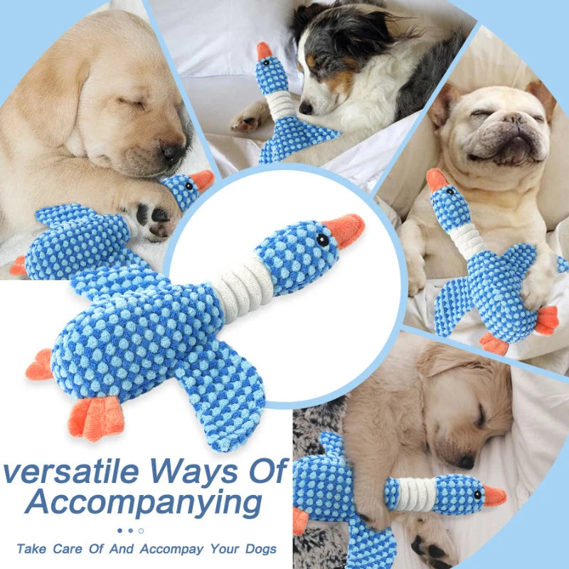 Plush Wild Goose Dog & Cat Chew Toy