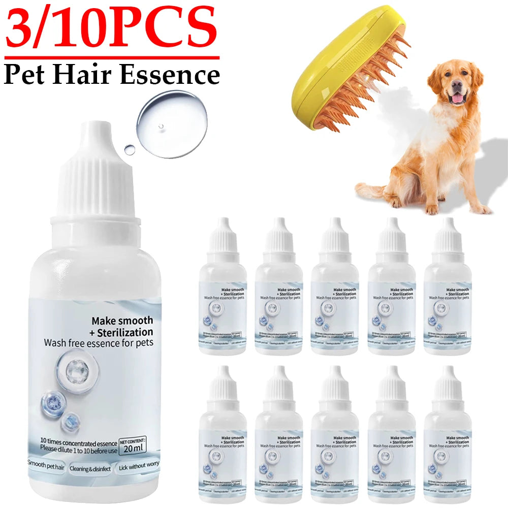 Cat & Dog Hair Grooming Steam Brush Set