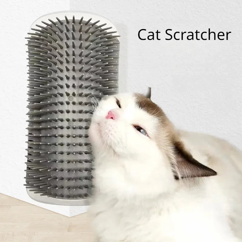 Cat Corner Grooming Brush with Catnip