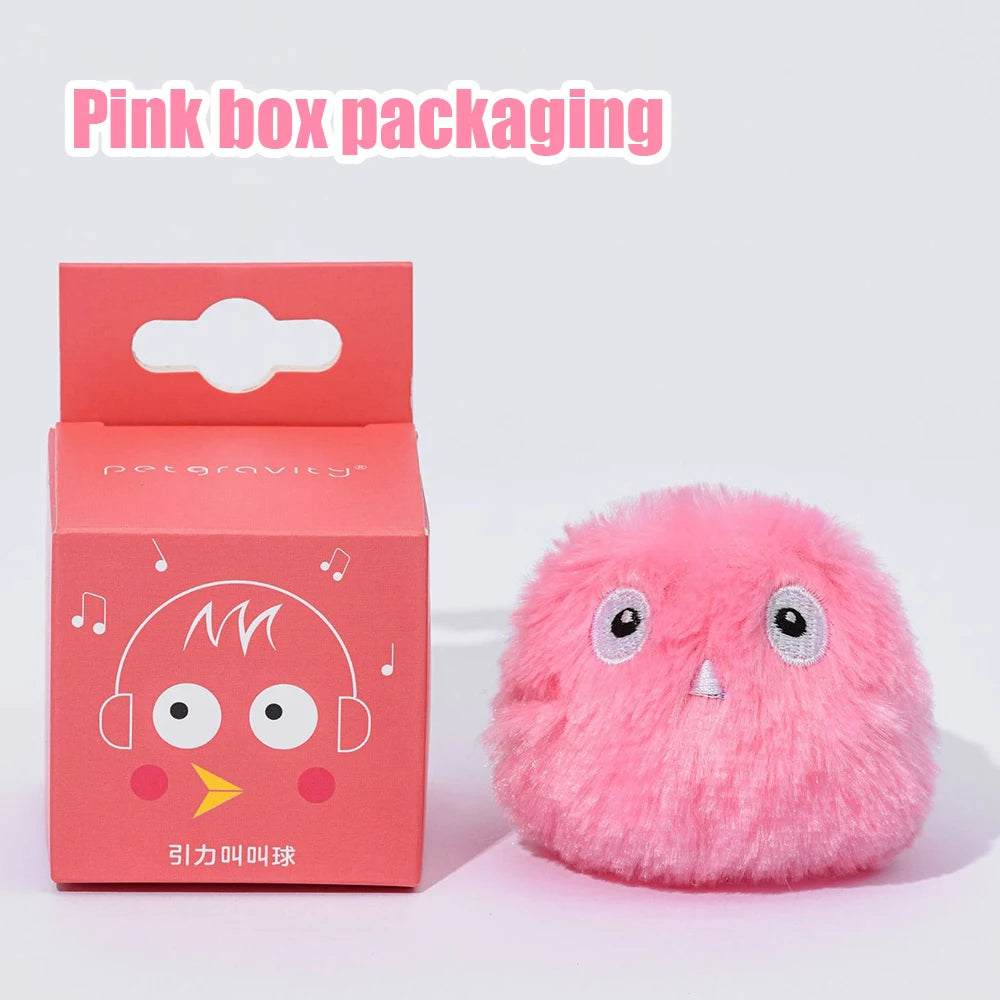 Interactive Plush Squeak Ball Pet Toy