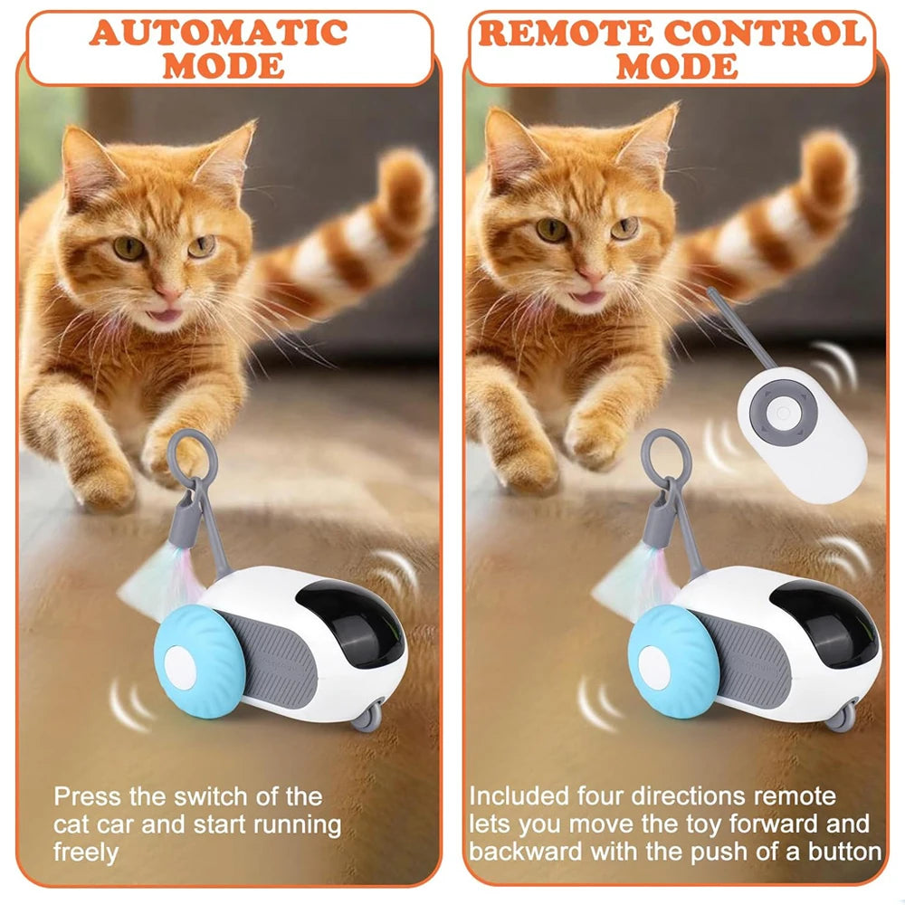 Smart Remote-Controlled Pet Toy Car