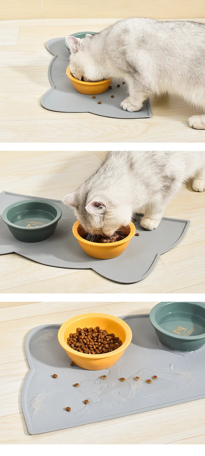 Non-Slip Pet Silicone Food Mat