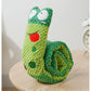 Dog Puzzle Feeder Plush Snail Toy