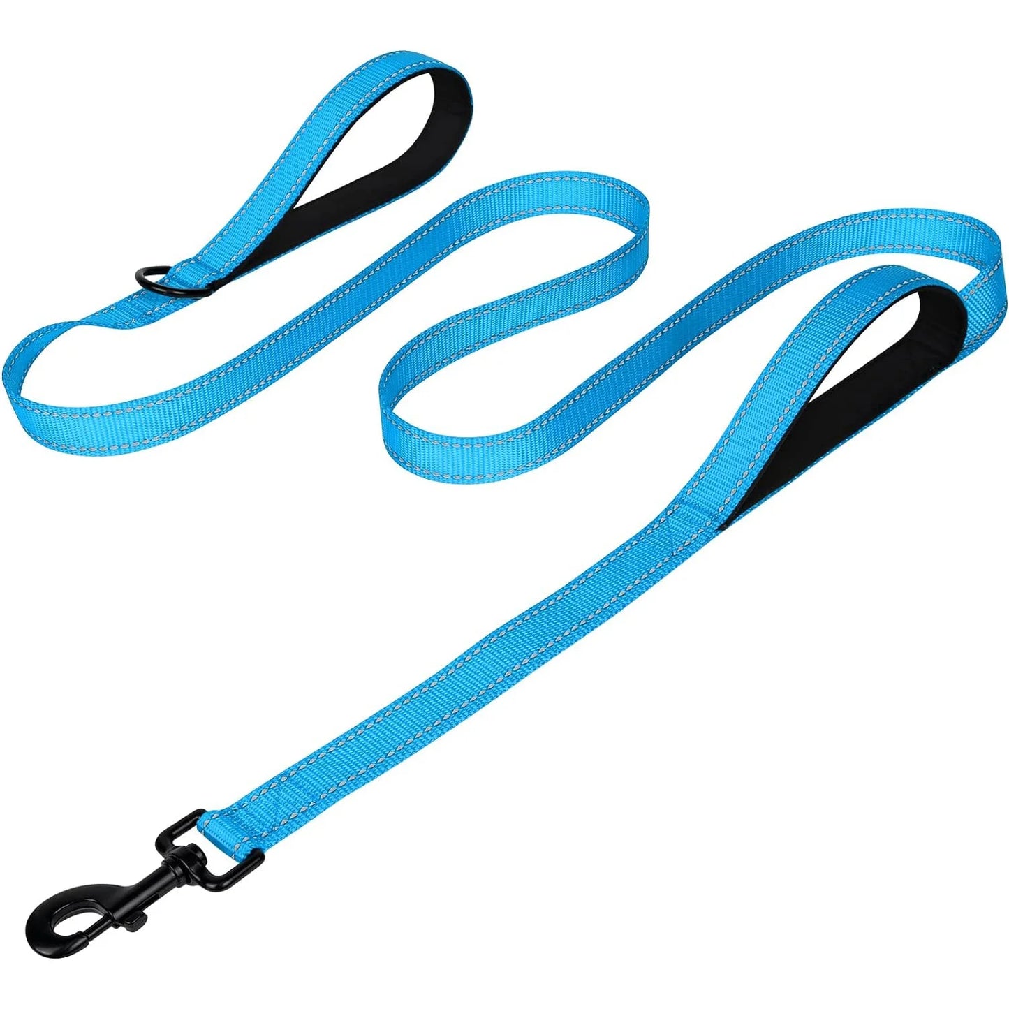 Heavy Duty Reflective Double Handle Dog Leash