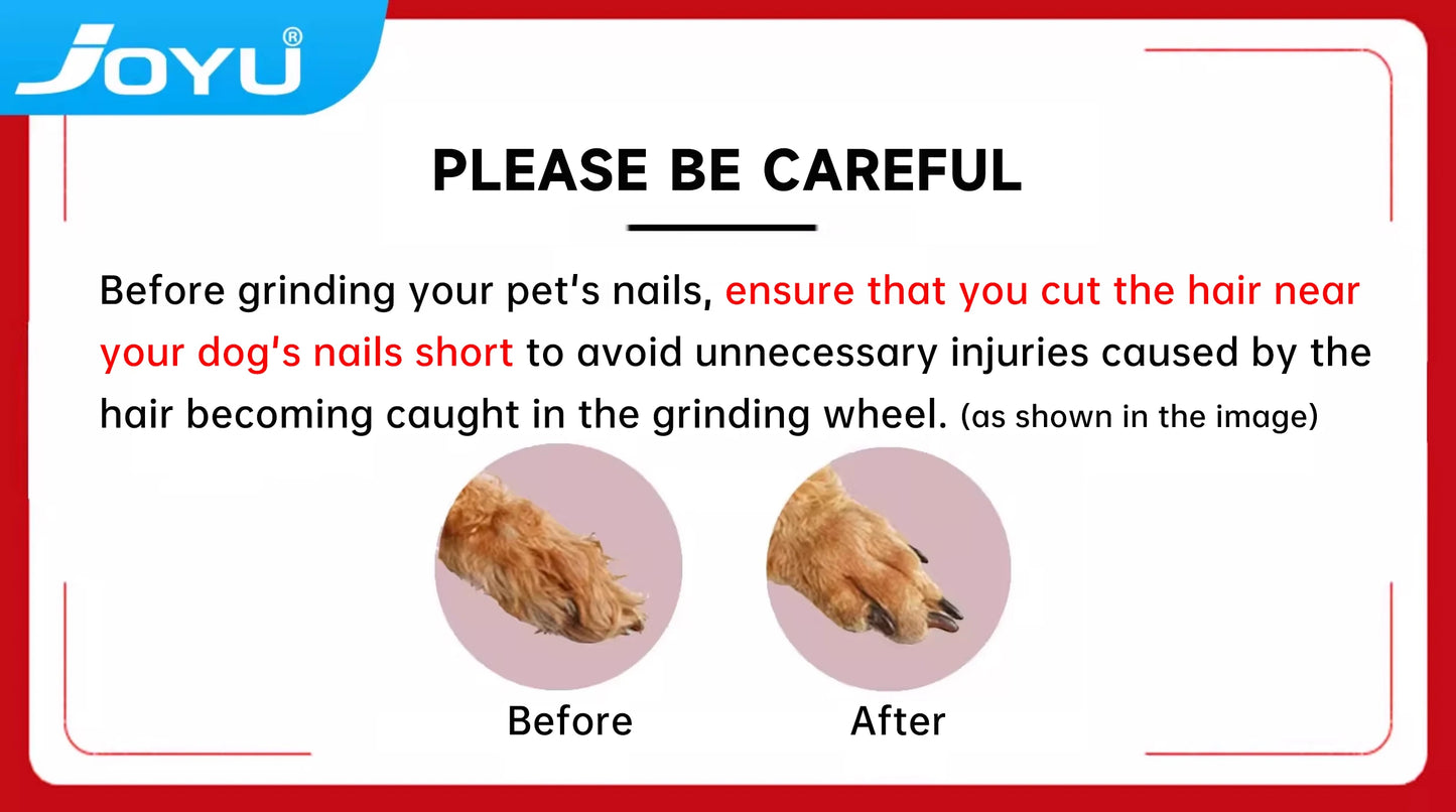 6-Speed Rechargeable Dog Nail Grinder
