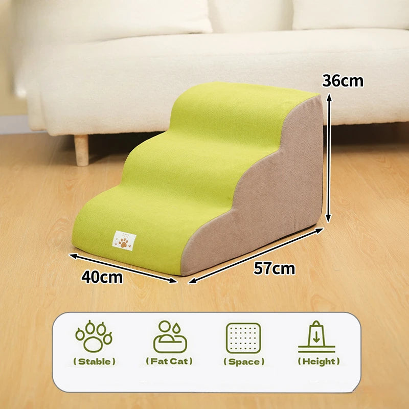 Pet Ramp Stairs with Washable Cover
