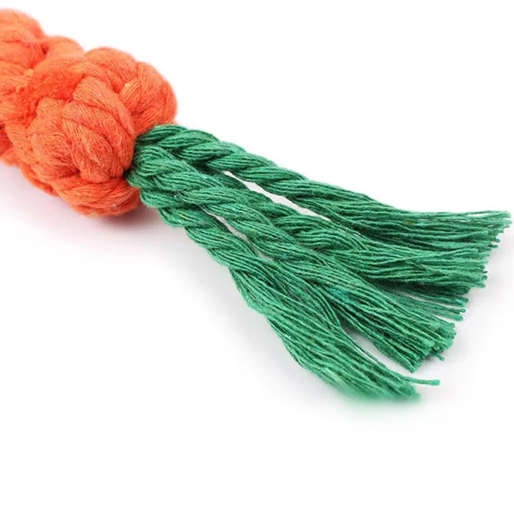 Carrot Dog Bite Rope Toy