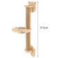 Wall-Mounted Cat Climbing Shelves with Hammock & Scratching Post