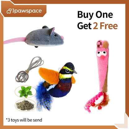 Electric Interactive Plush Mouse Cat Toy