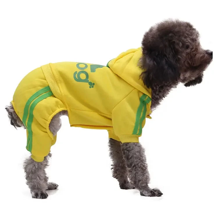 Warm Dog Hoodie Jumpsuit