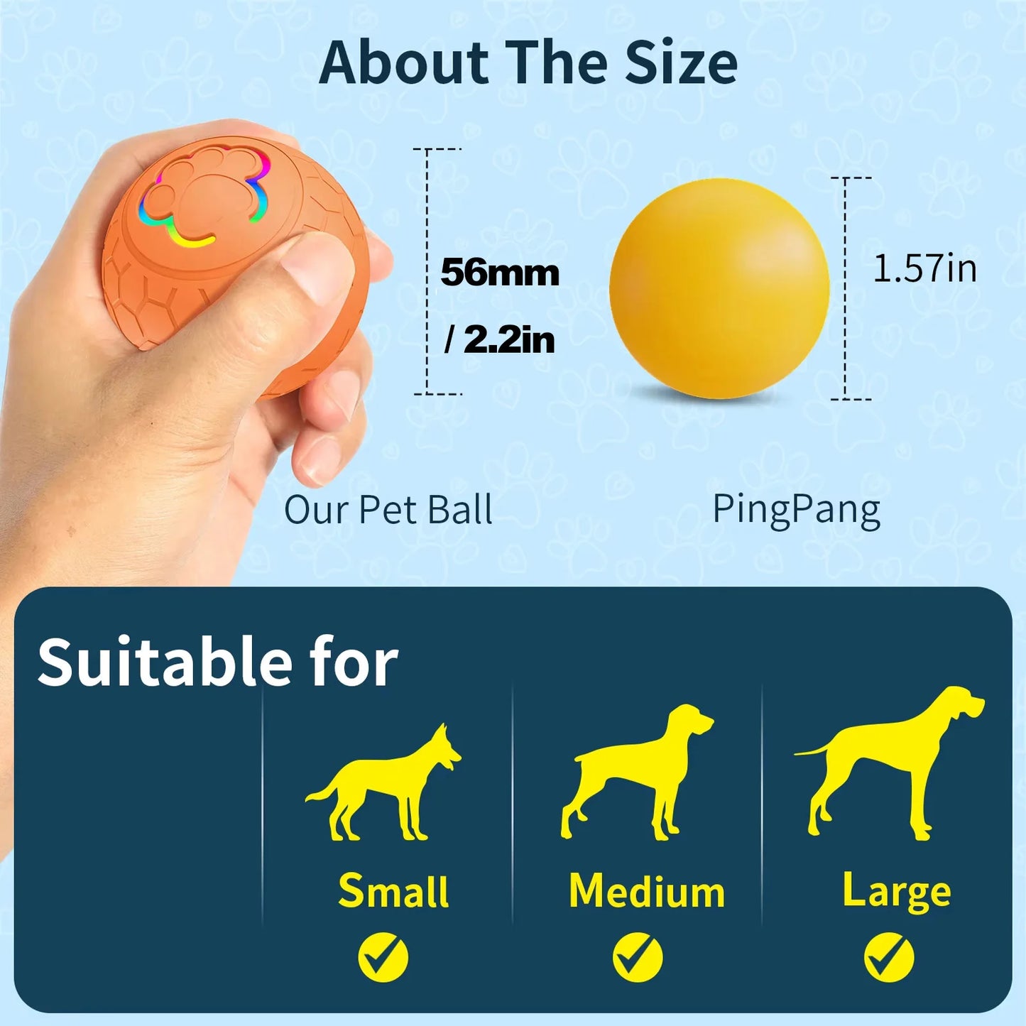Smart Dog Toy Bal