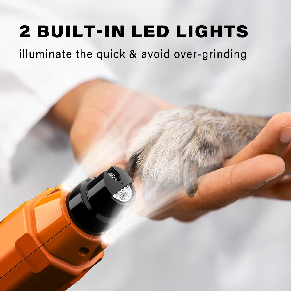 6-Speed Rechargeable Dog Nail Grinder