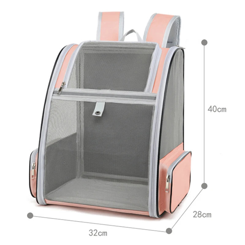 Breathable Cat & Small Dog Travel Backpack