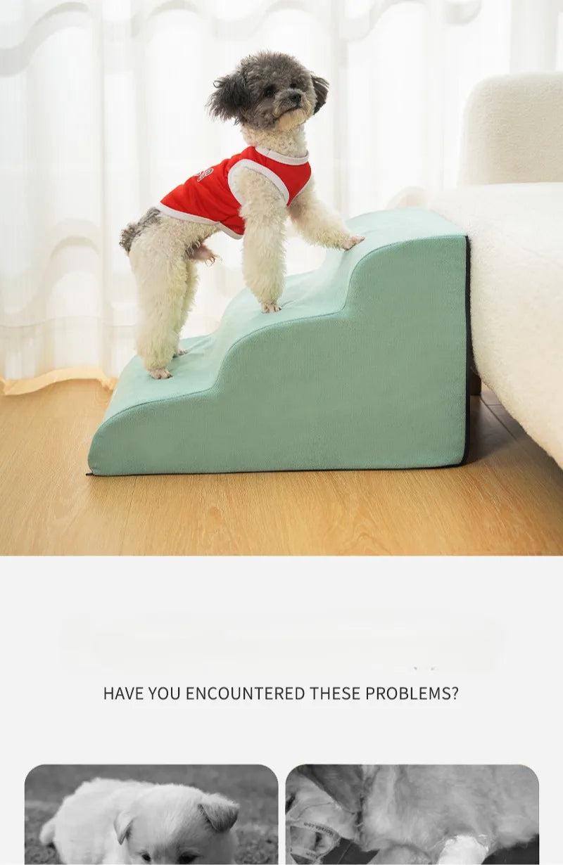Pet Ramp Stairs with Washable Cover