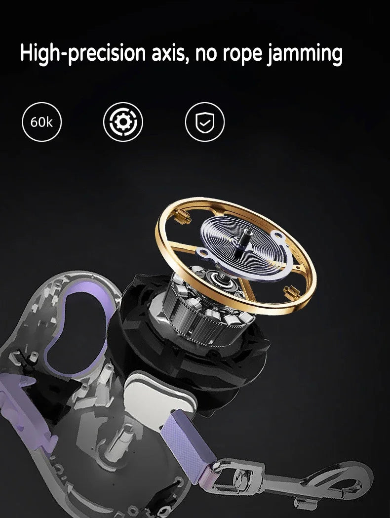 LED Retractable Dog Leash