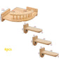 Wall-Mounted Cat Climbing Shelves with Hammock & Scratching Post