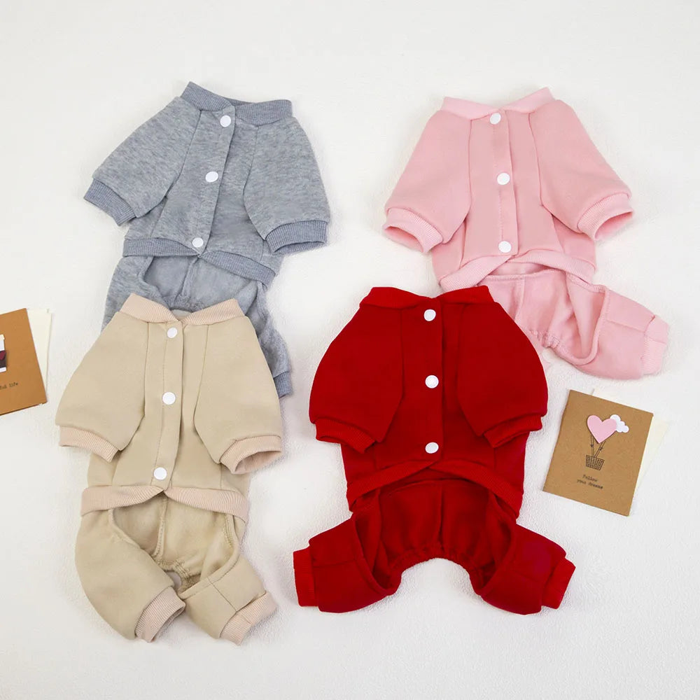 4-Leg Dog Hoodie Jumpsuit