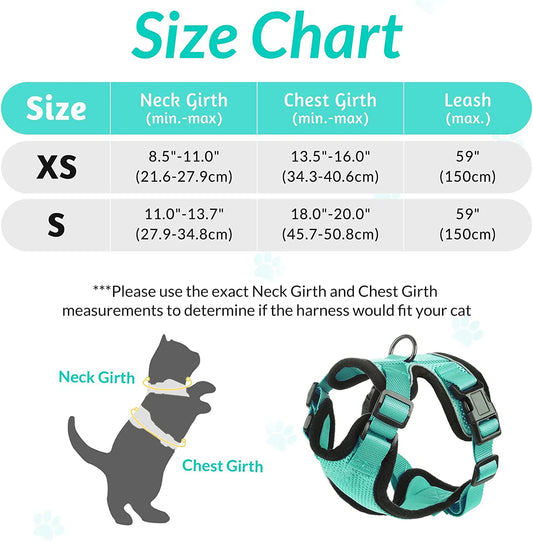 Adjustable Cat Harness & Leash