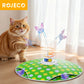 ROJECO Interactive Cat Toy with Feather & Butterfly
