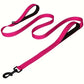 Heavy Duty Reflective Double Handle Dog Leash