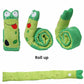Dog Puzzle Feeder Plush Snail Toy