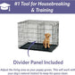Dog Crate with Divider Panel