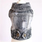 Cool Denim Dog Jacket for Small & Medium Dogs