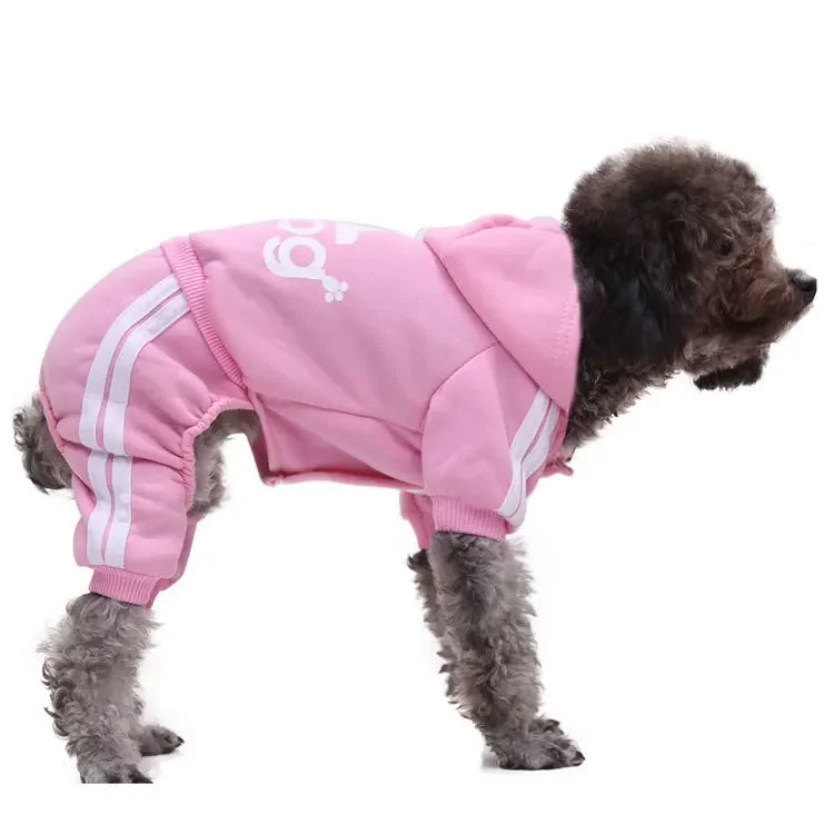 Warm Dog Hoodie Jumpsuit
