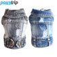 Cool Denim Dog Jacket for Small & Medium Dogs
