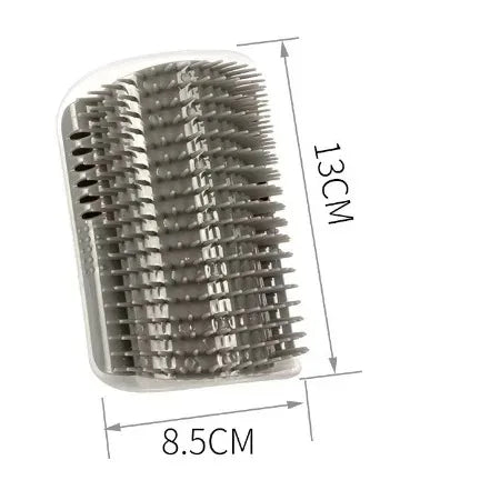 Cat Corner Grooming Brush with Catnip