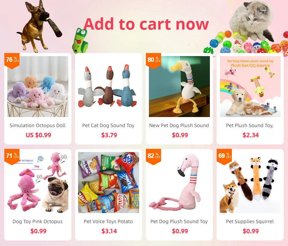 Dog Puzzle Feeder Plush Snail Toy