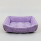 Square Plush Pet Bed