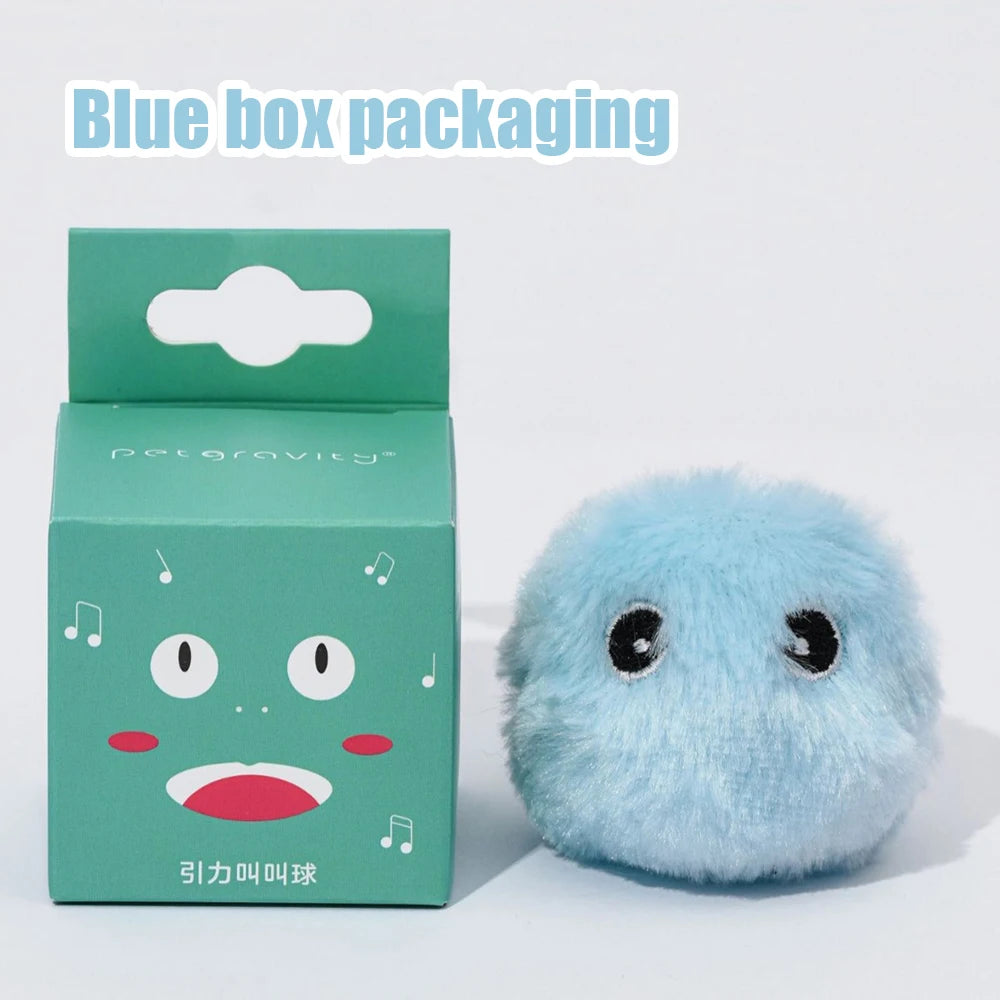 Interactive Plush Squeak Ball Pet Toy